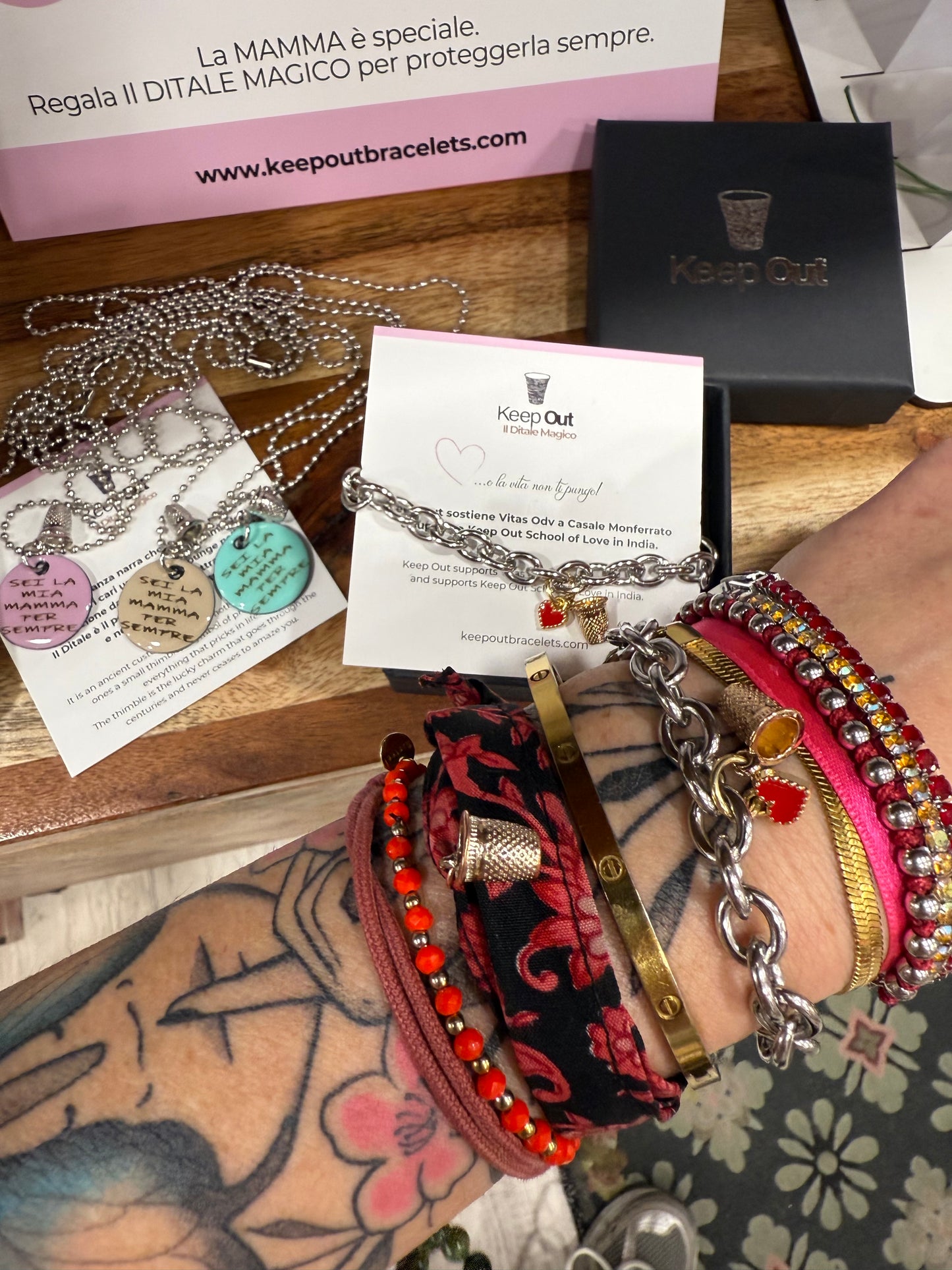 Bracciale catena cuoricino