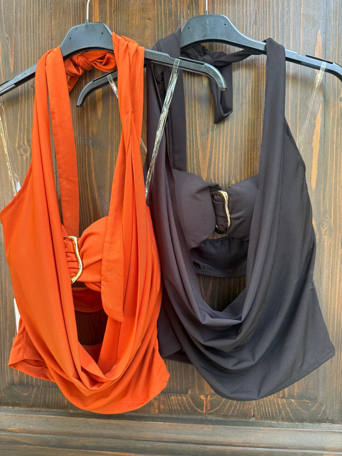 Top doppio con fascia