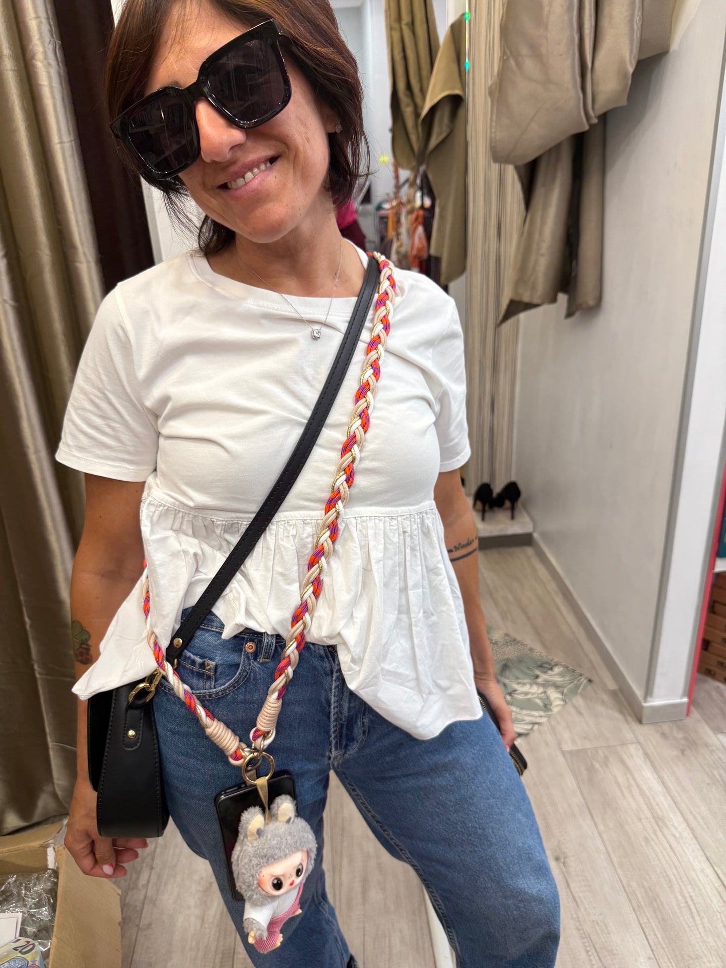 Porta cellulare treccia