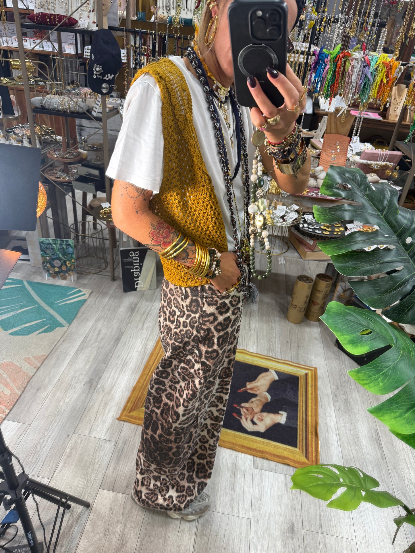 Jeans Animalier over