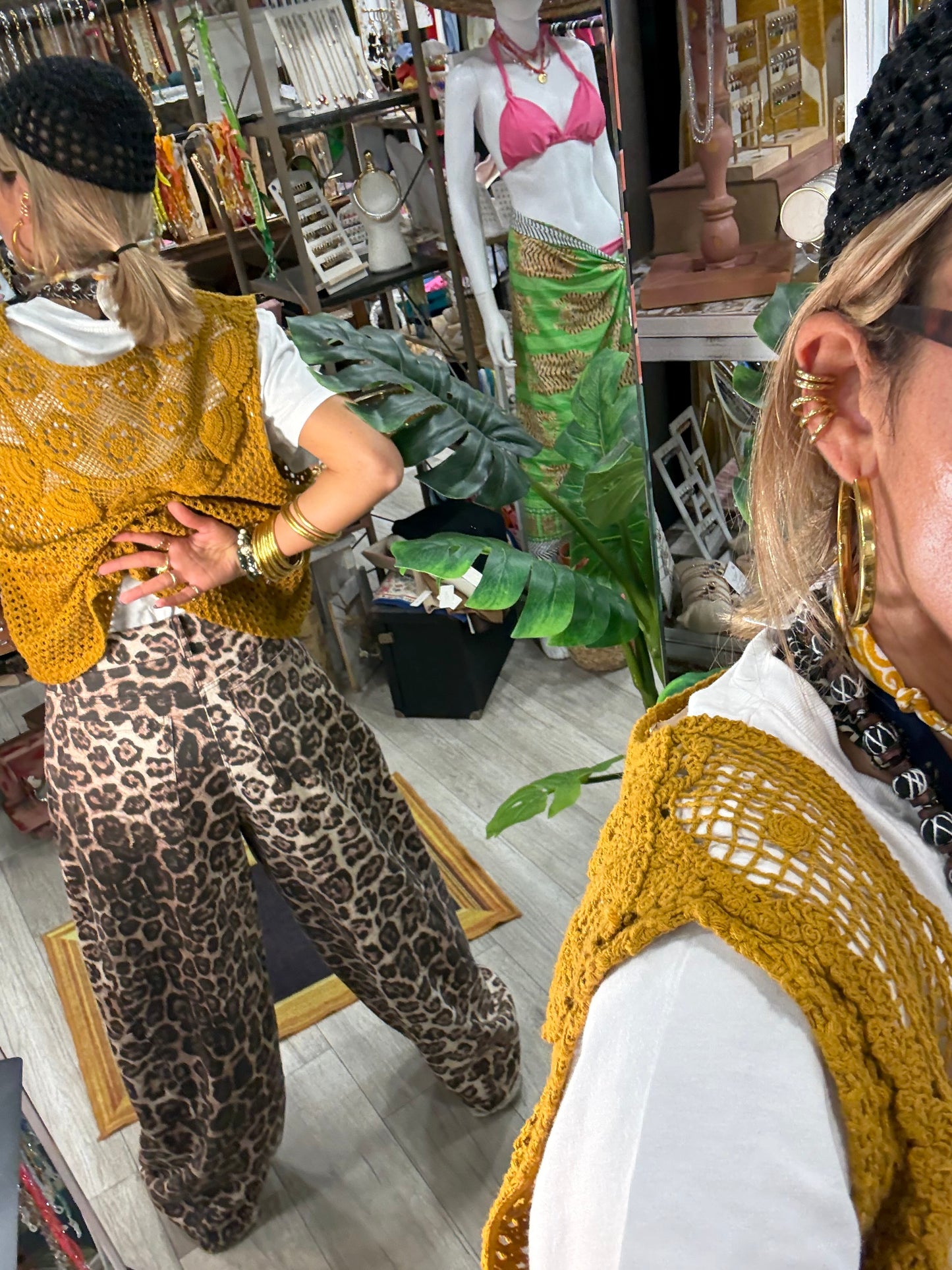 Jeans Animalier over