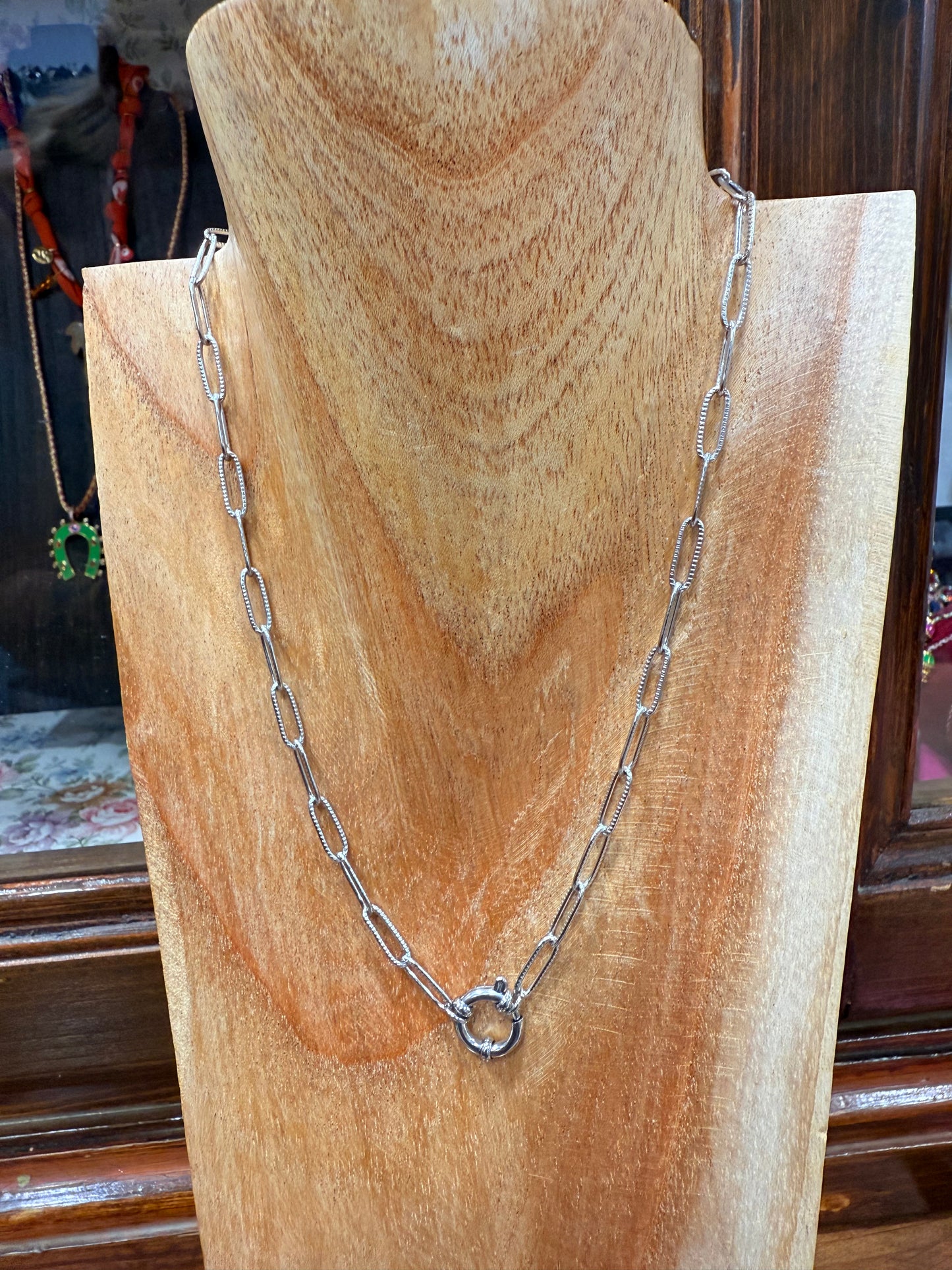 Collana a catena con gancio