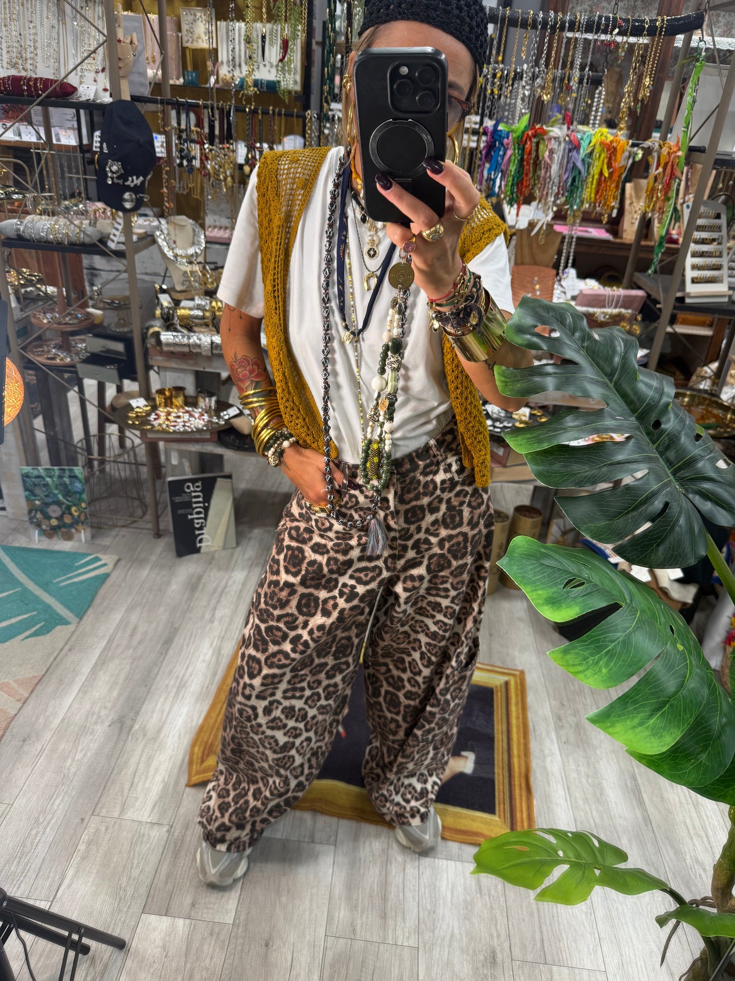 Jeans Animalier over