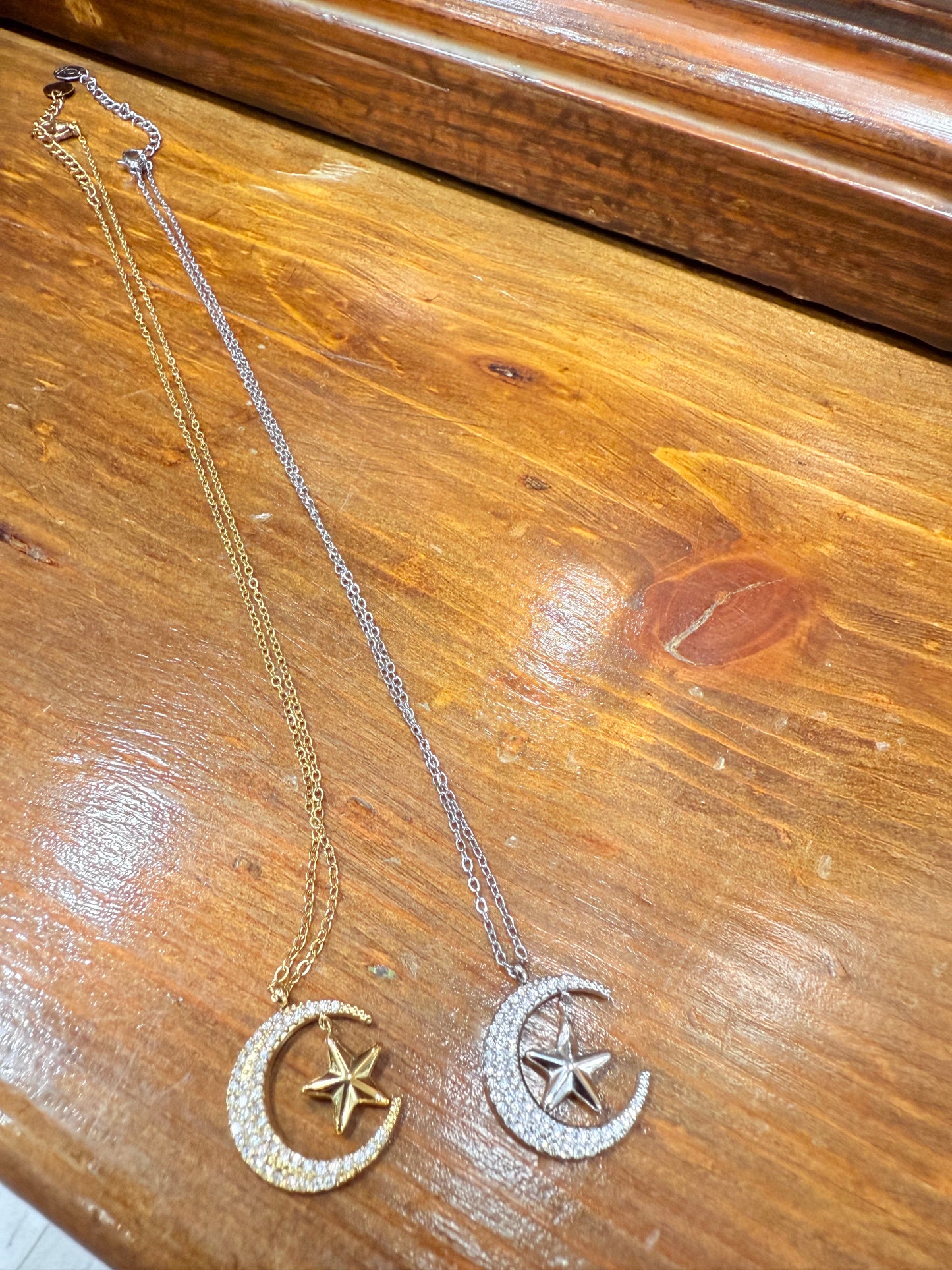 Collana Moon e Star