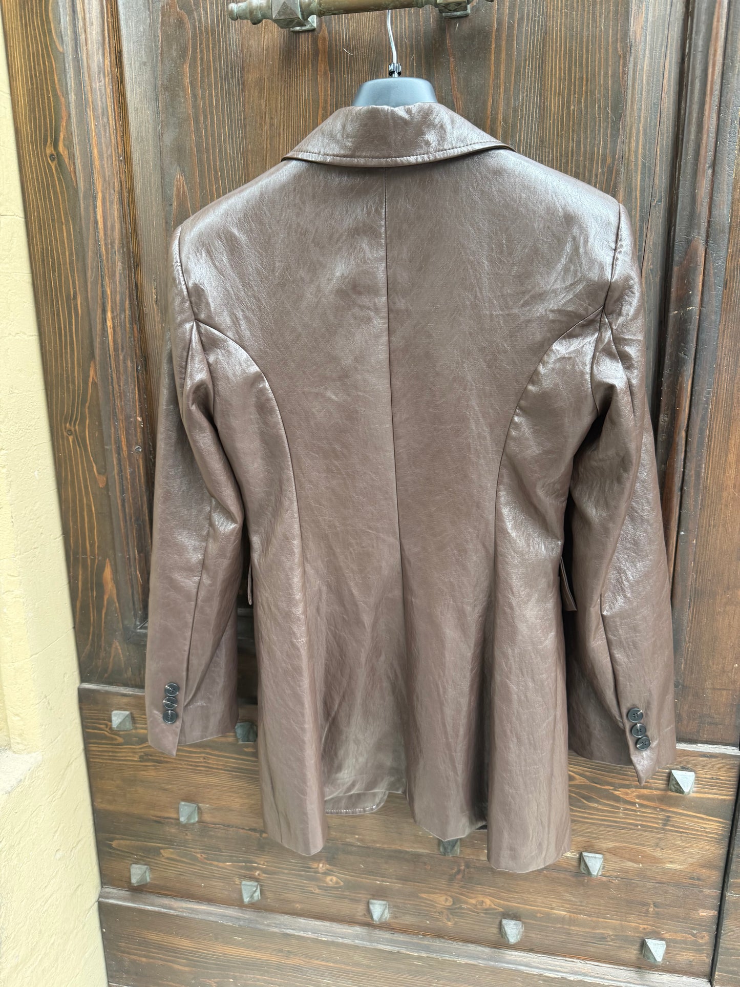 Giacca ecopelle vintage