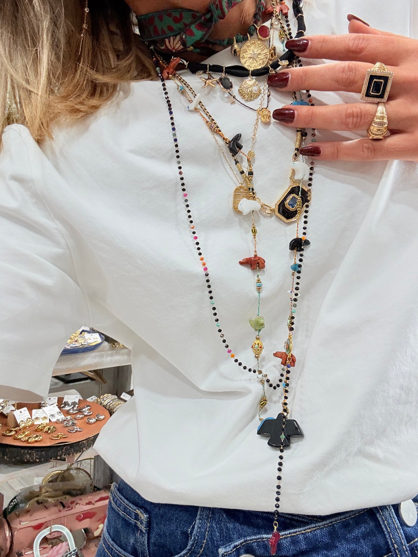 Chapelet Fantaisie Croix MARIA