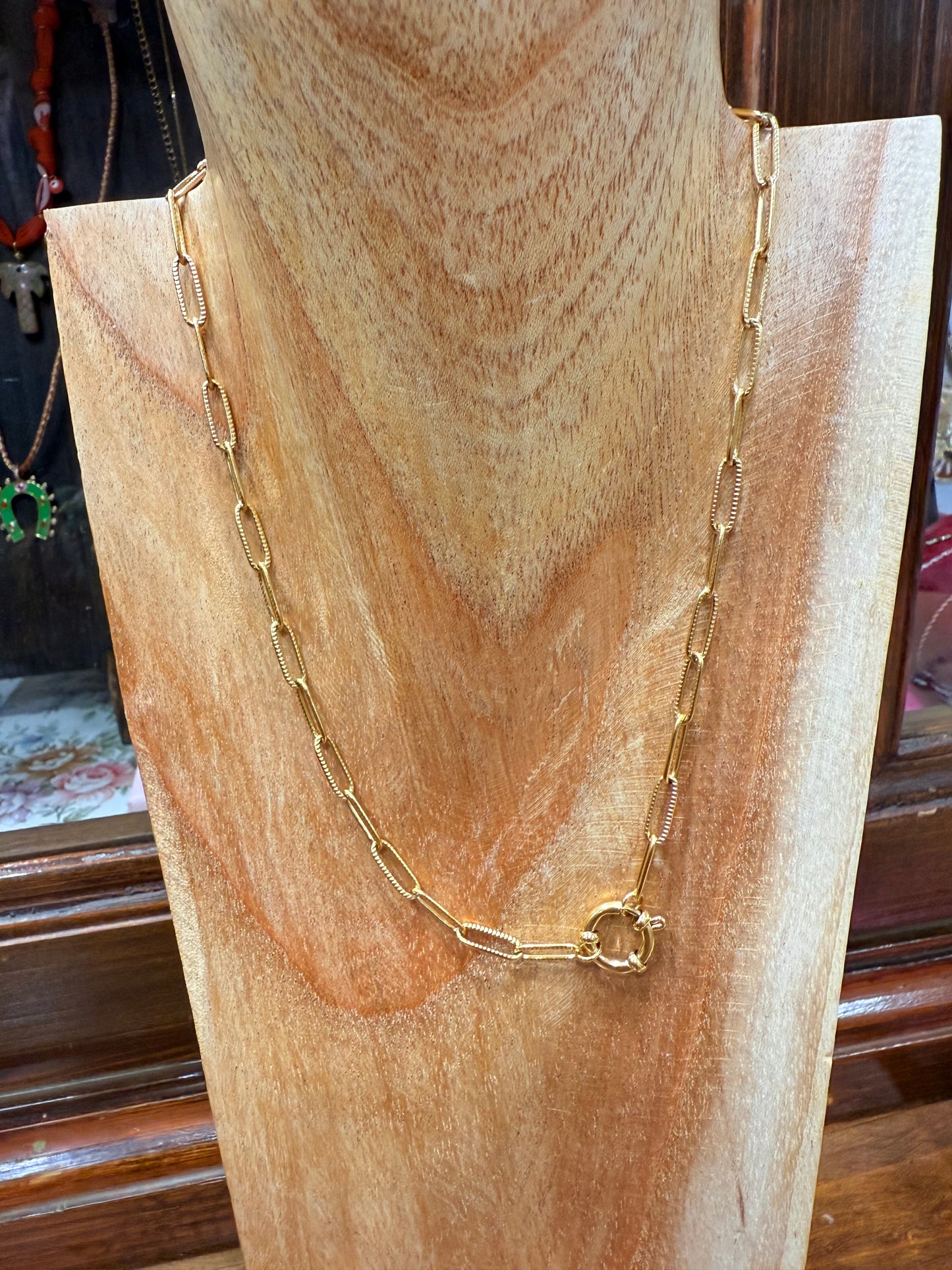 Collana a catena con gancio