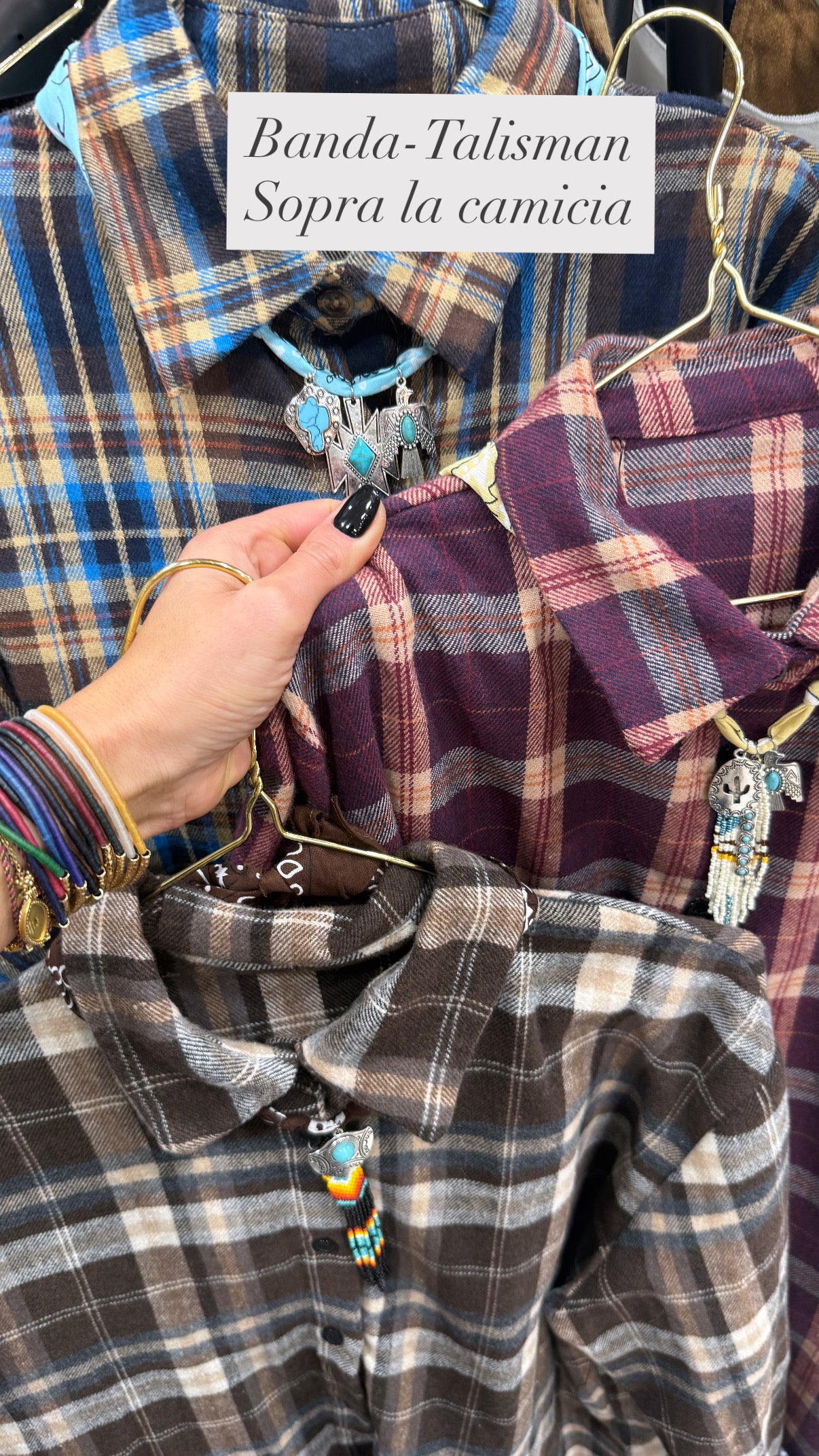 Camicia Scacchi lana