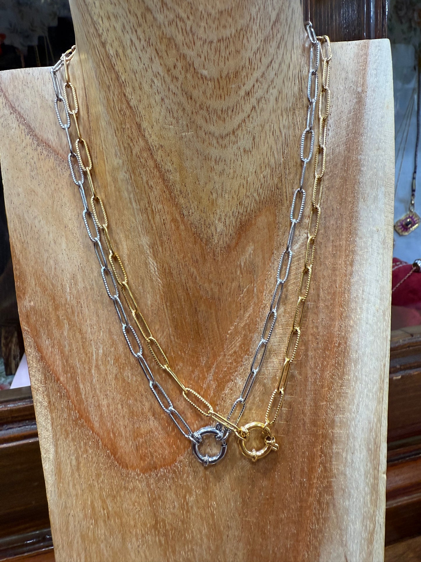 Collana a catena con gancio