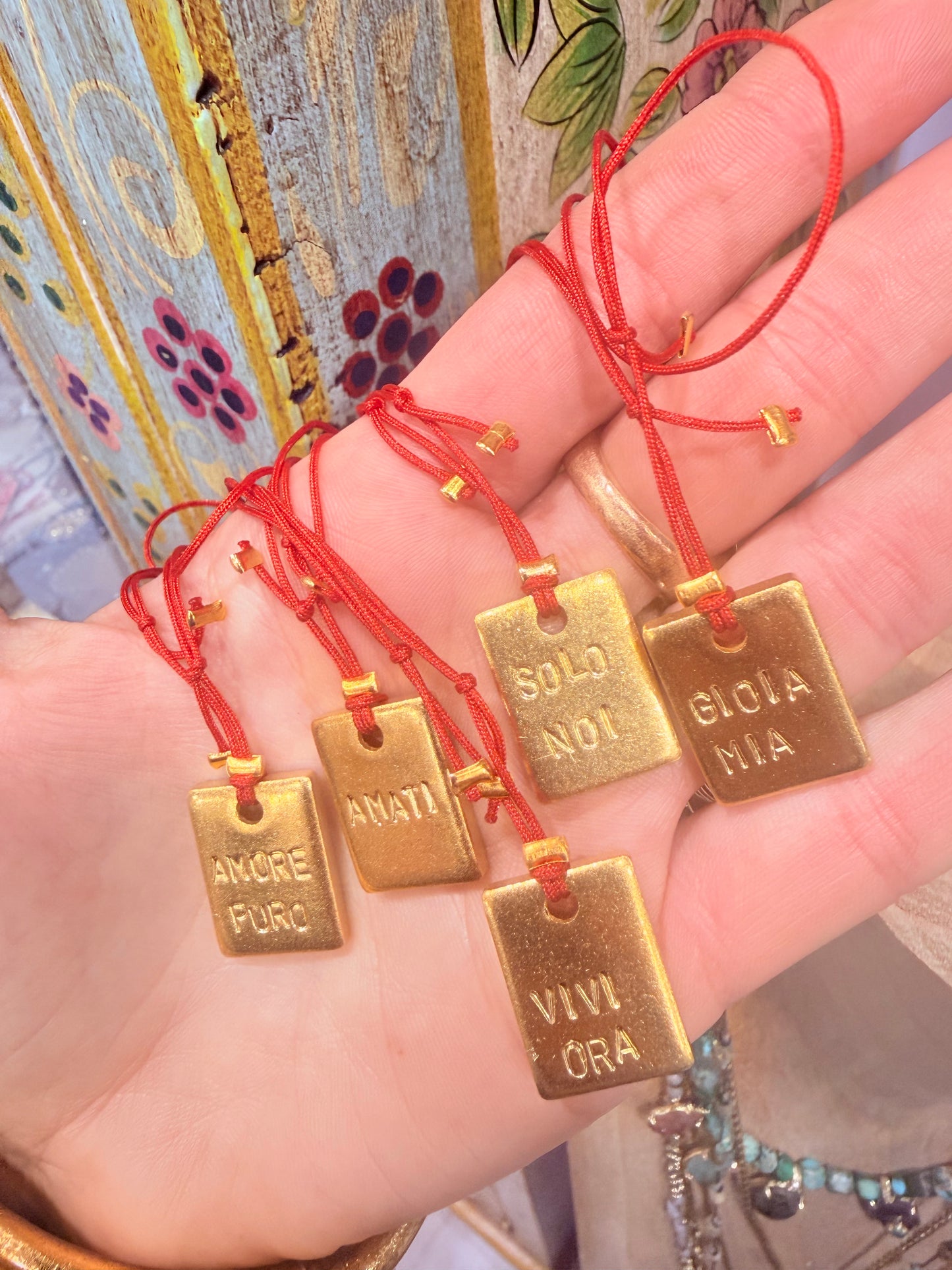 Collanina Piastra e filo