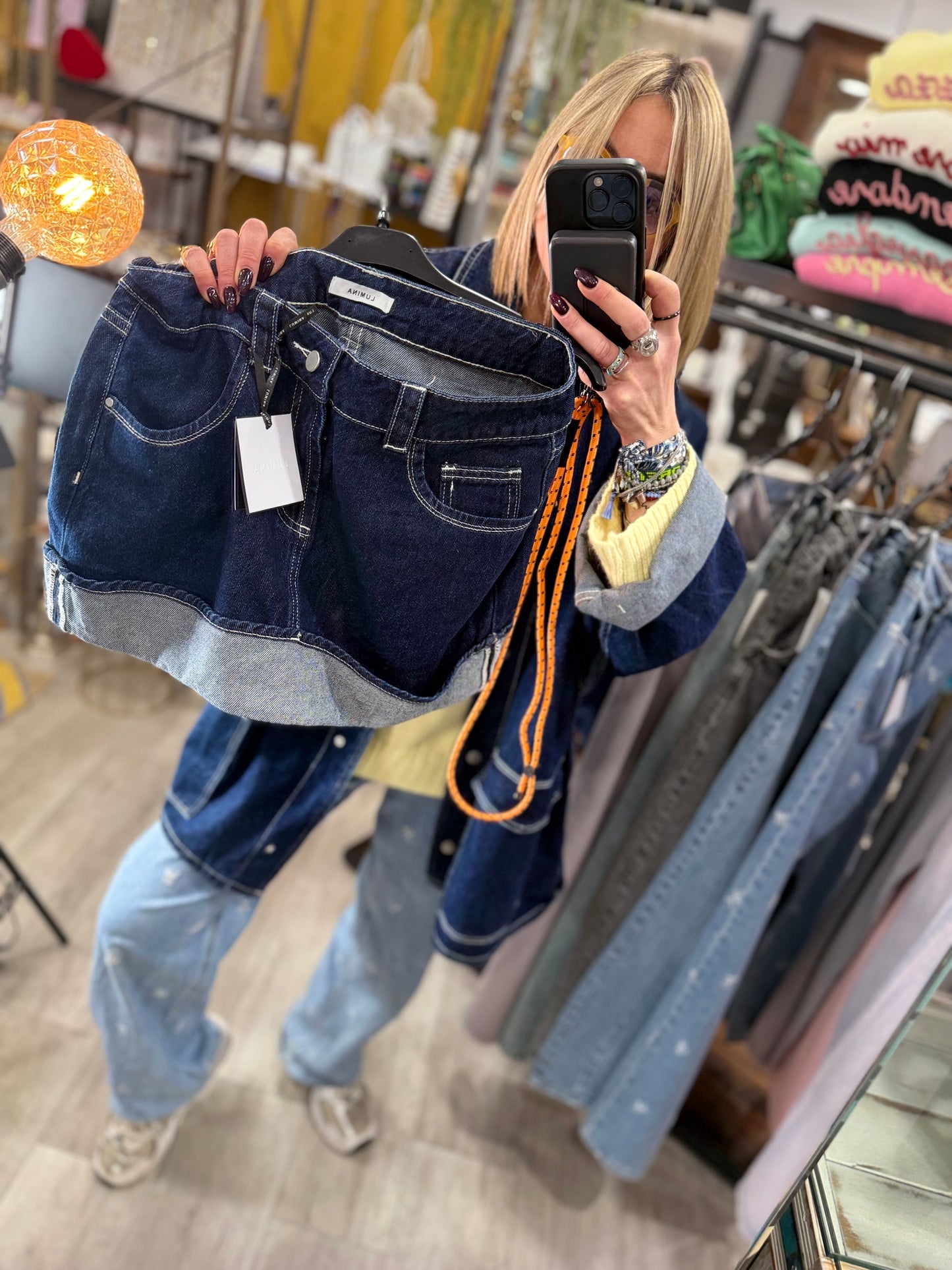 Mini gonna jeans