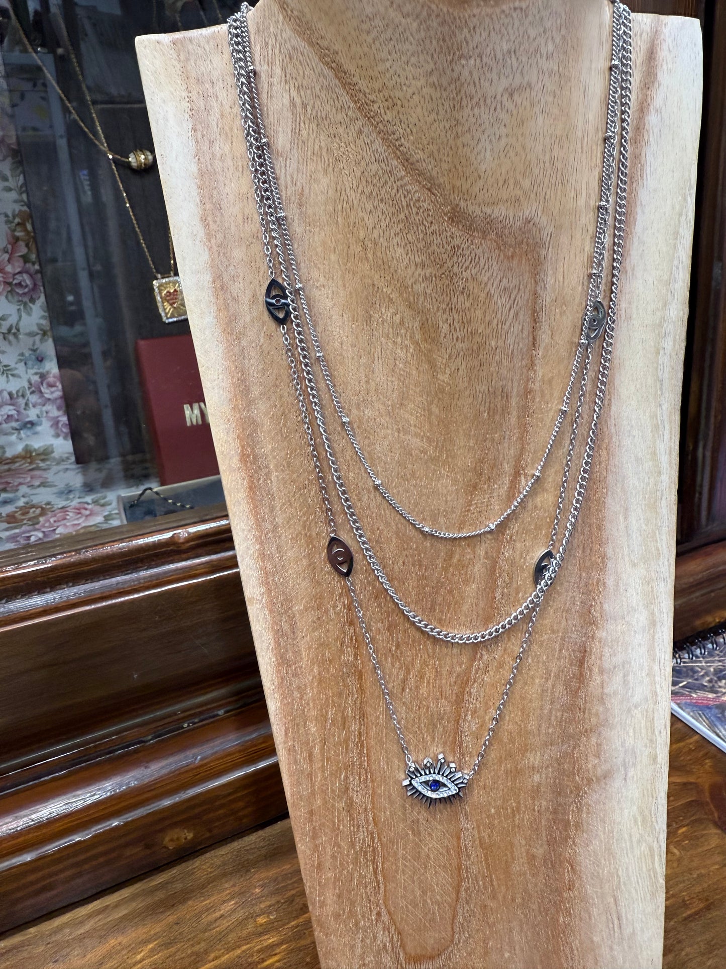 Collana Triple Eye
