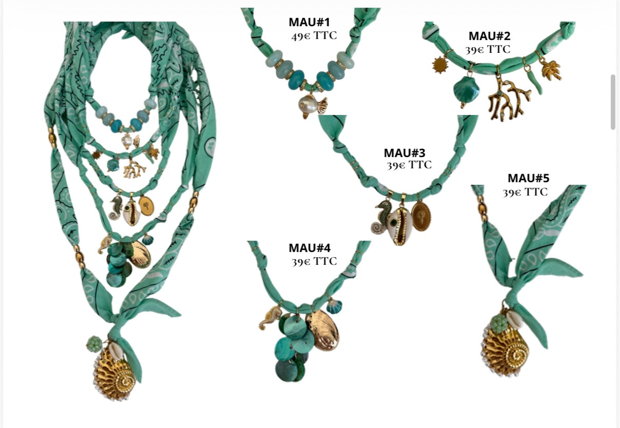 Collection Mairitius verde acqua