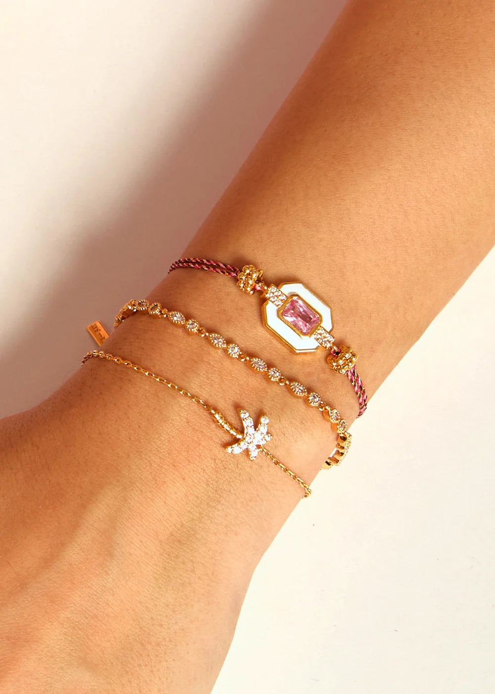 BRACELET - WHITE ART DECO