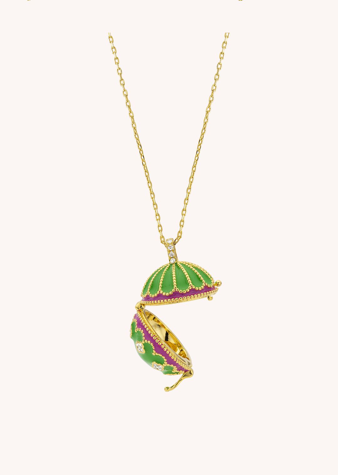 Collier-green fucsia Protection