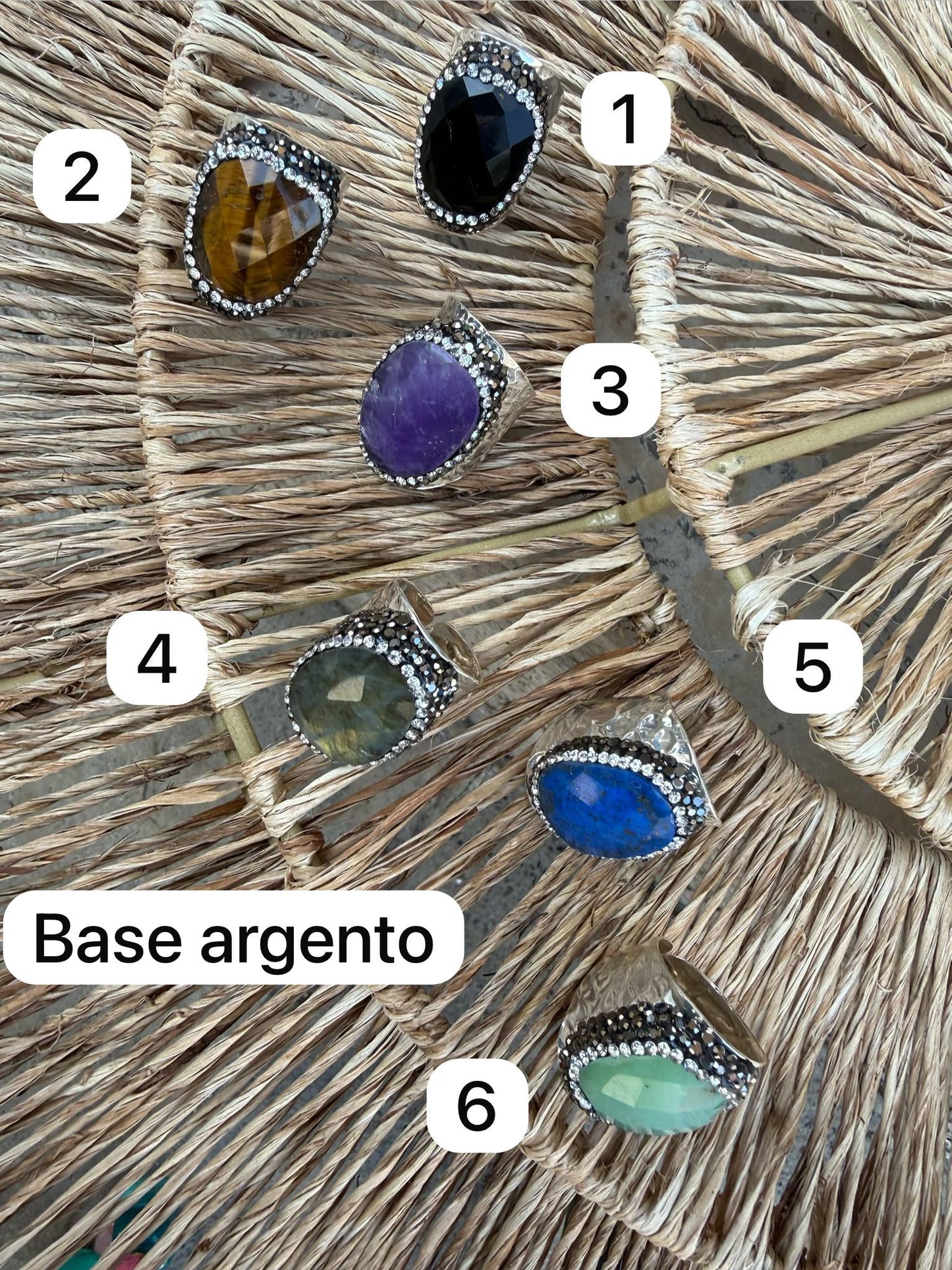 Anelli Pietra dura