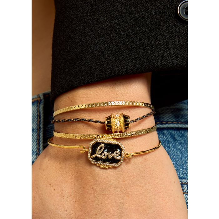 Bracelet-Black Shine Love Boheme