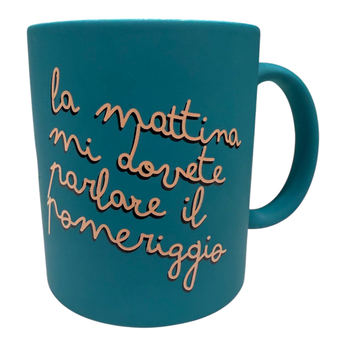 La mattina mi dovete parlare il pomeriggio