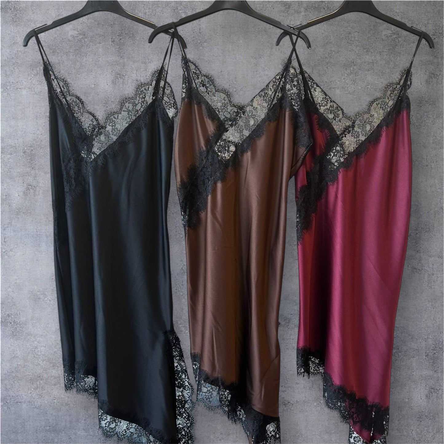 Canotta lingerie asimmetrica