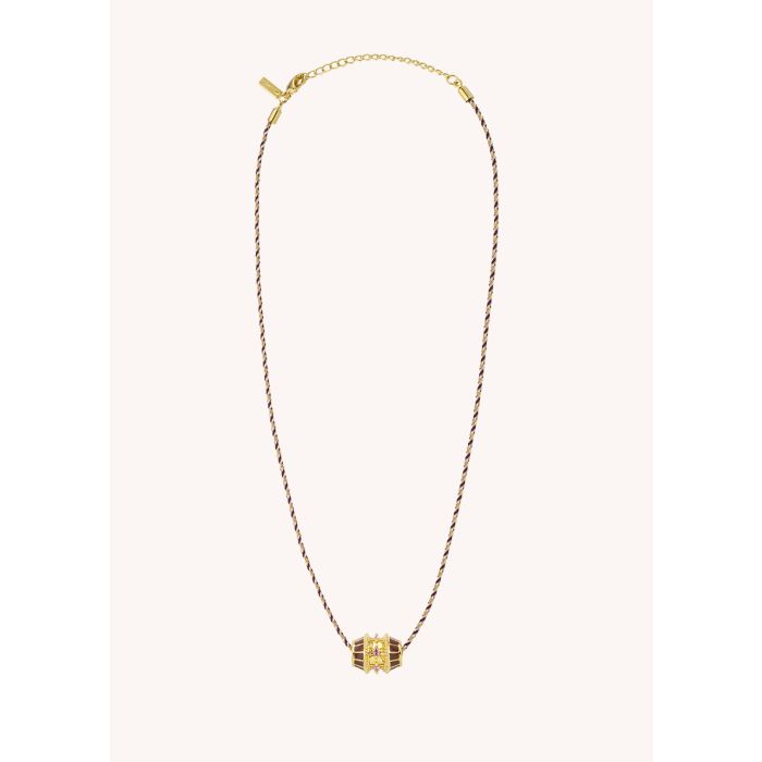 NECKLACE - BURGUNDY TALISMAN