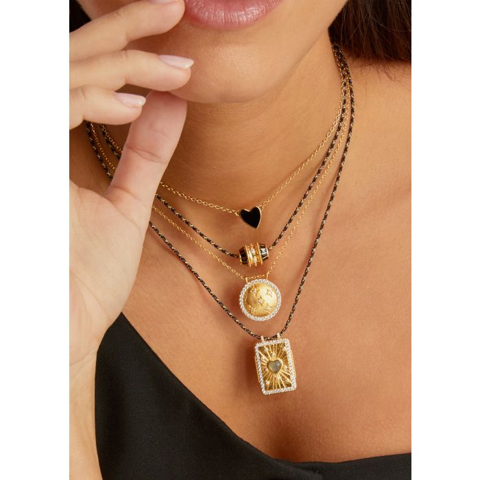 NECKLACE - BLACK TALISMAN