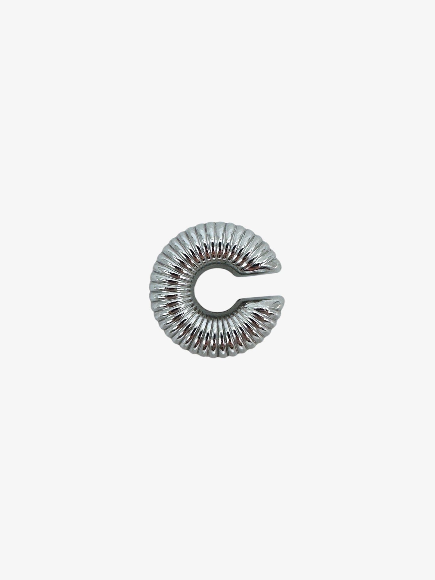 Orecchino Cuff Chunky Zigrinato