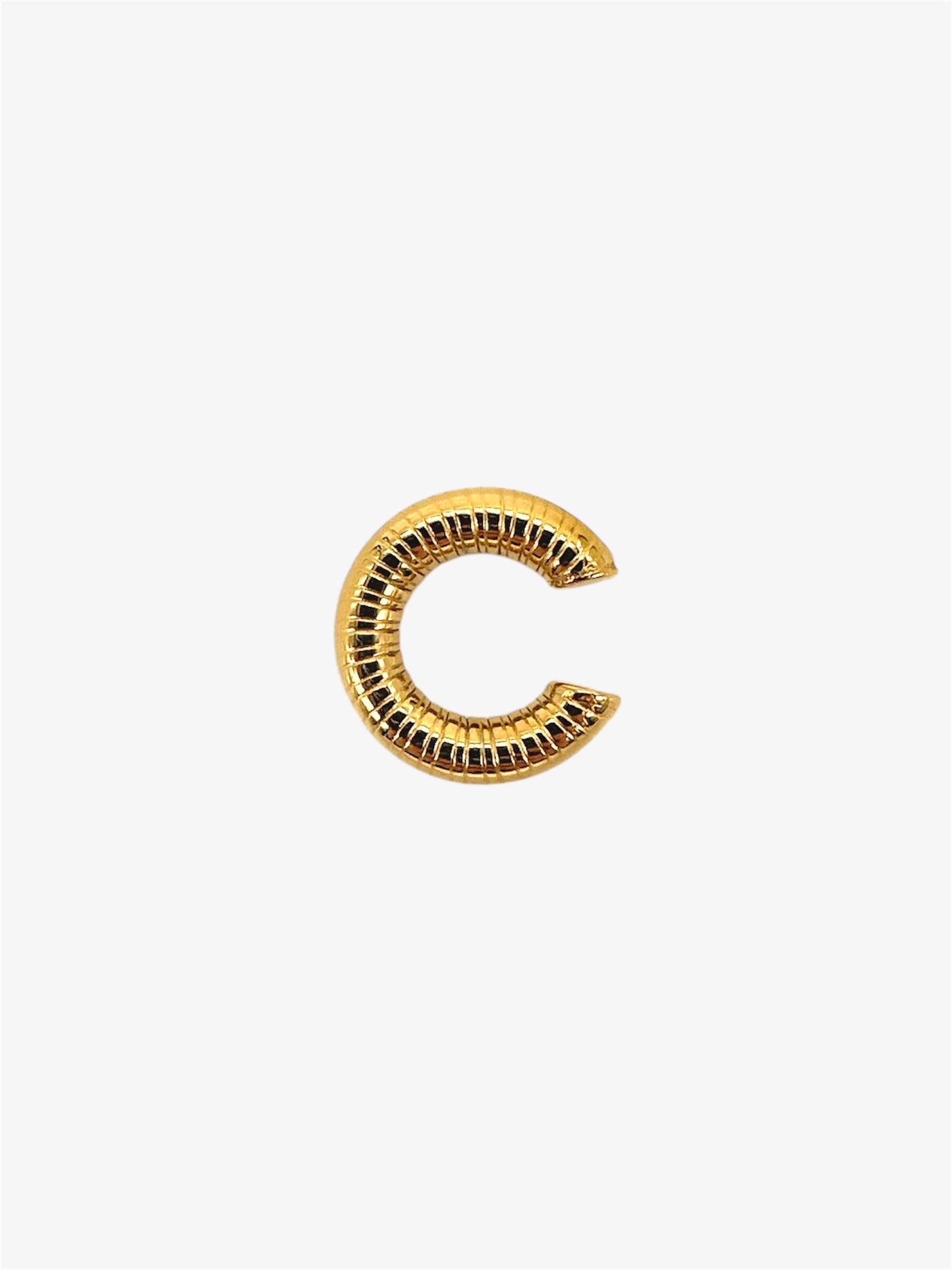Orecchino Cuff Zigrinato Slim