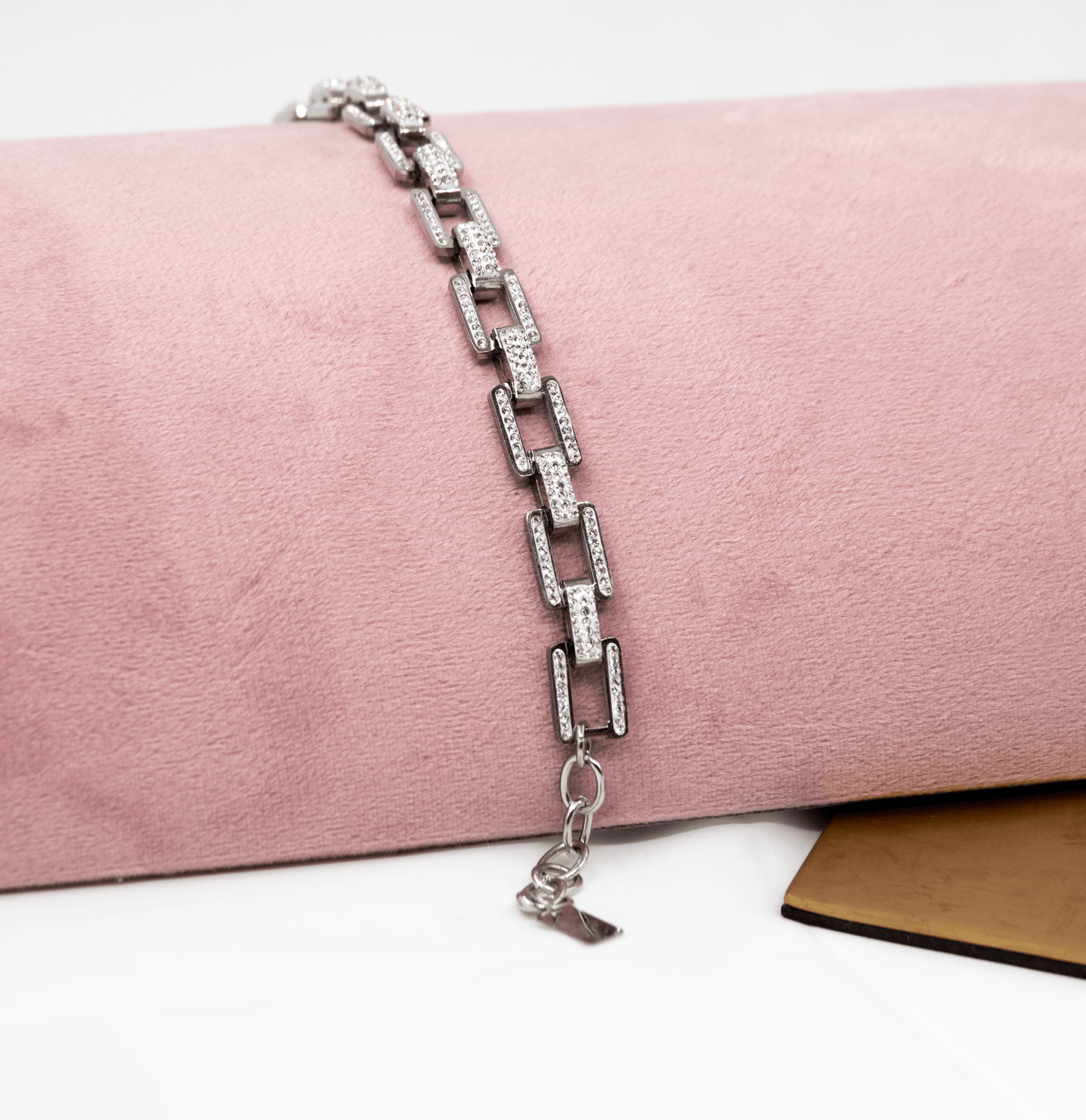 BRACCIALE CATENA CON STRASS