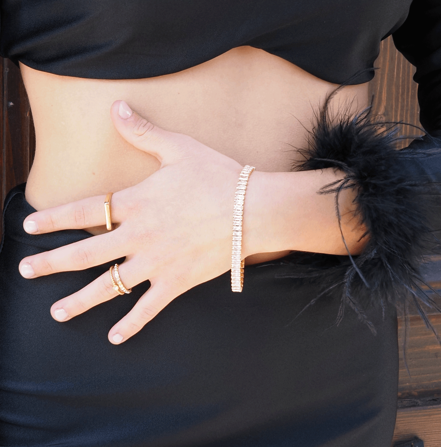 BRACCIALE CON STRASS