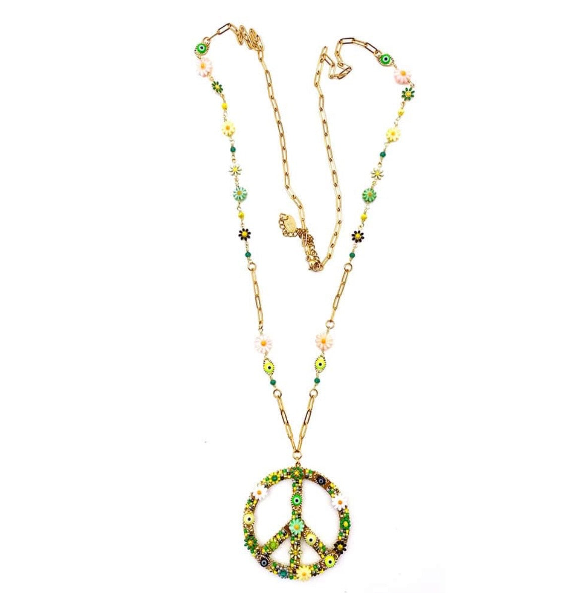 Sautoir Peace Flora