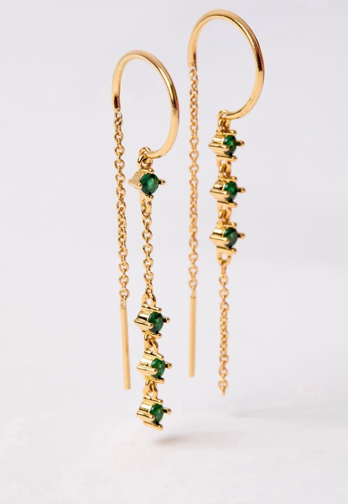 BOUCLES D'OREILLES - GREEN RIALTO