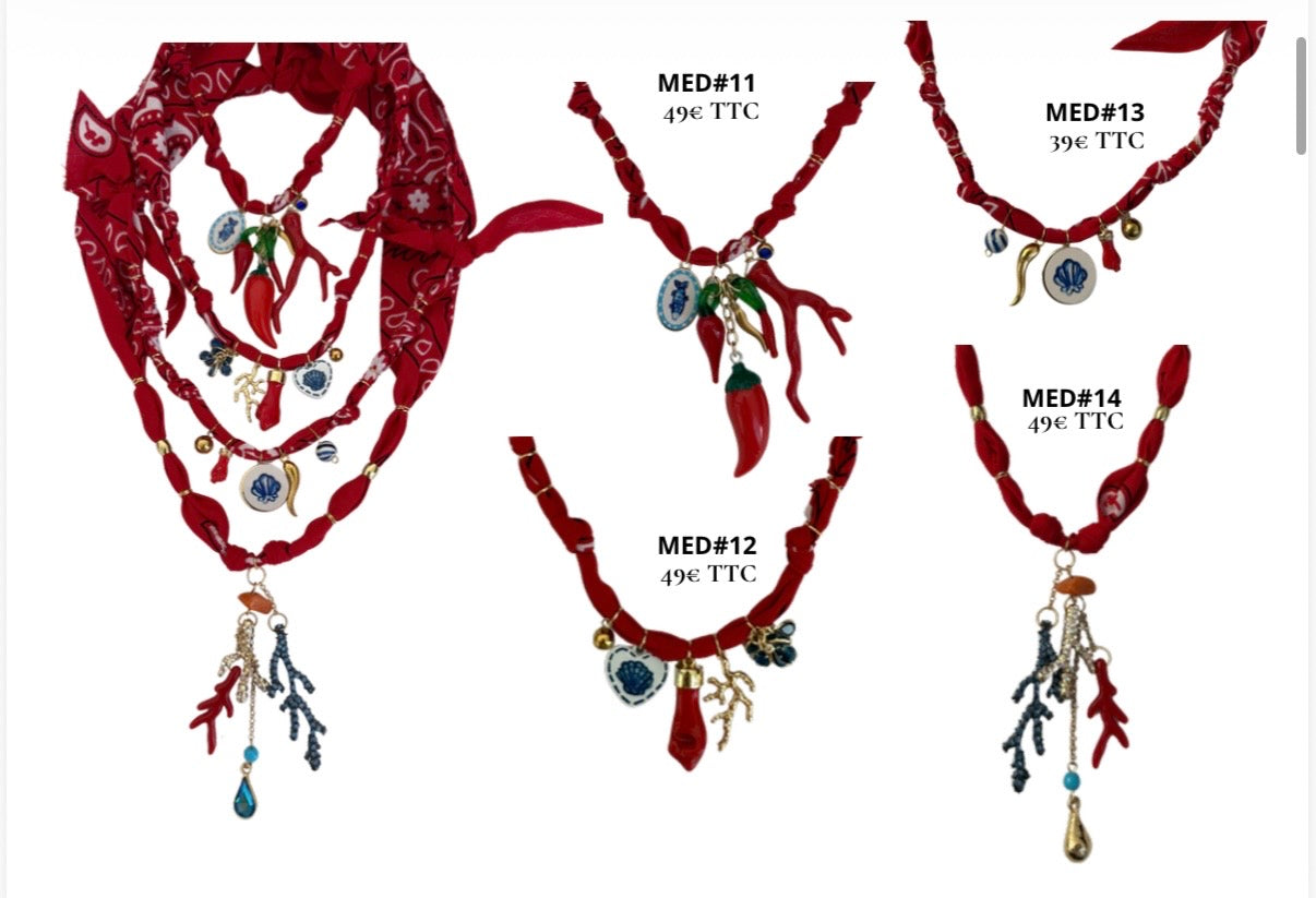 Collection Mediterrane’ rossa/arancio