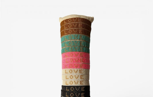 Cavigliera Bracciale Miyuki Love