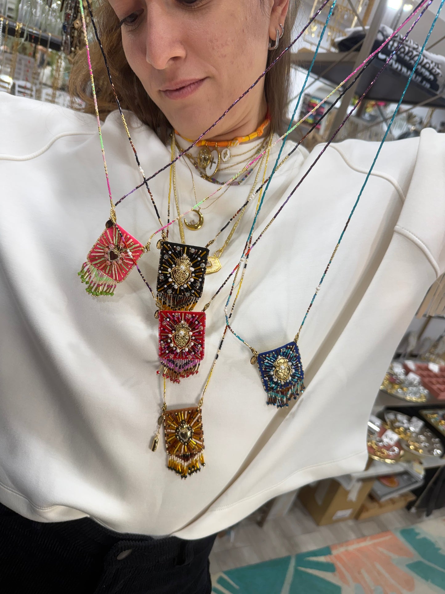 Collier Pochette Ex voto