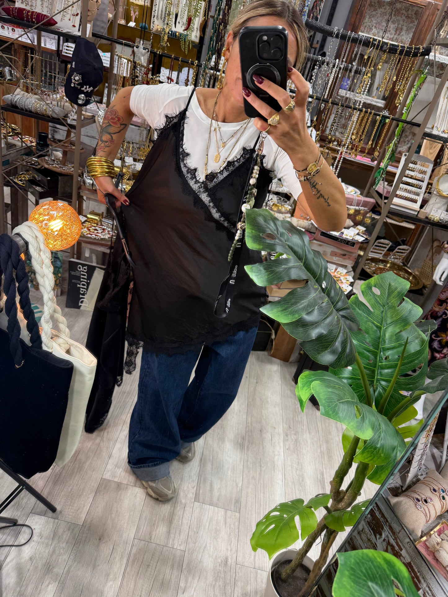Canotta 2 Lingerie asimettrica
