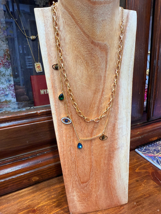 Collana doppia Eye