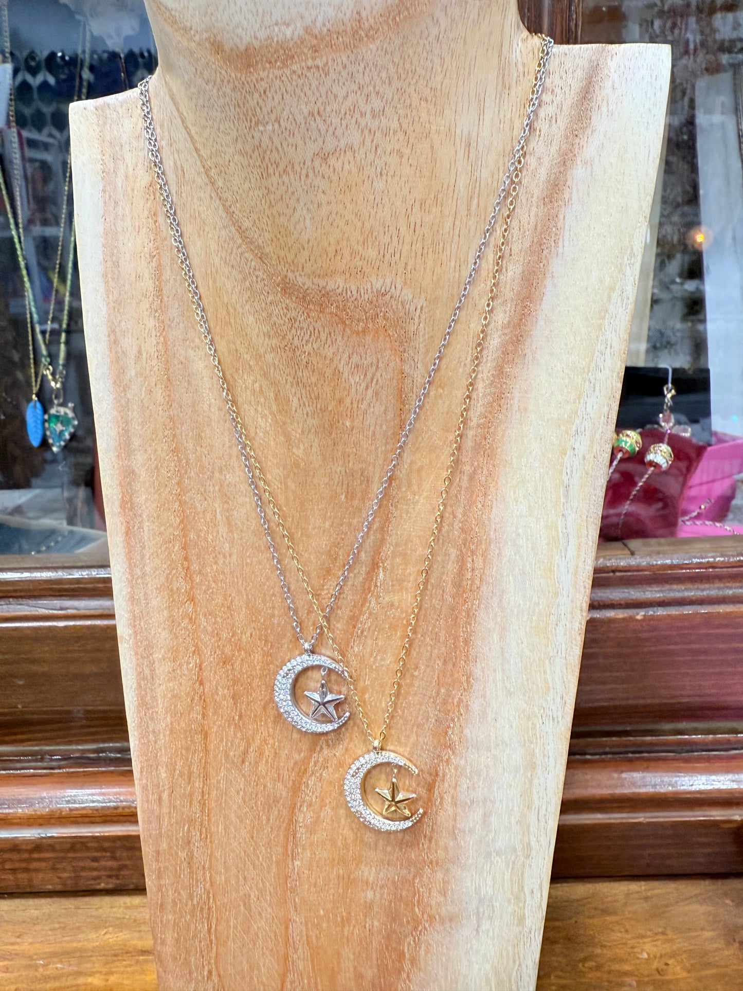 Collana Moon e Star