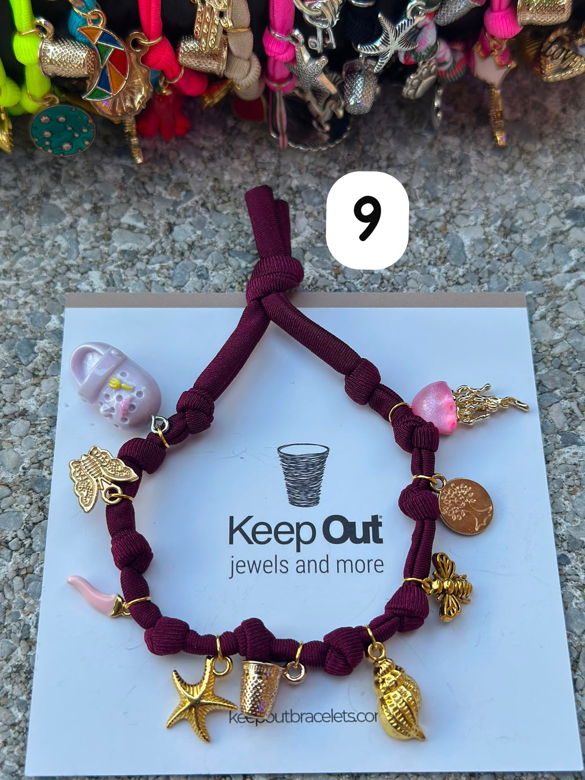Cavigliere/Bracciali  licra Ditale Keepout