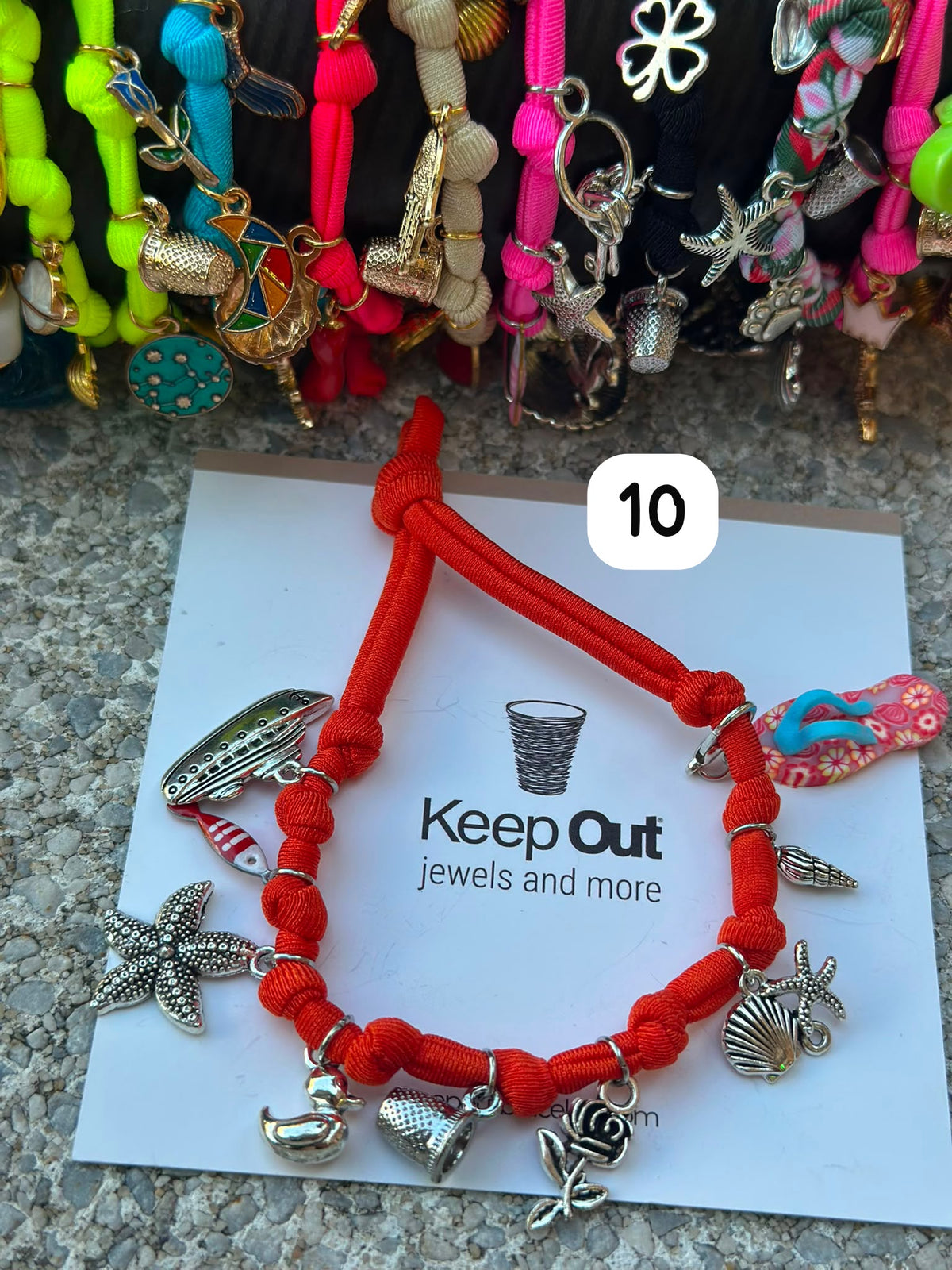Cavigliere/Bracciali  licra Ditale Keepout