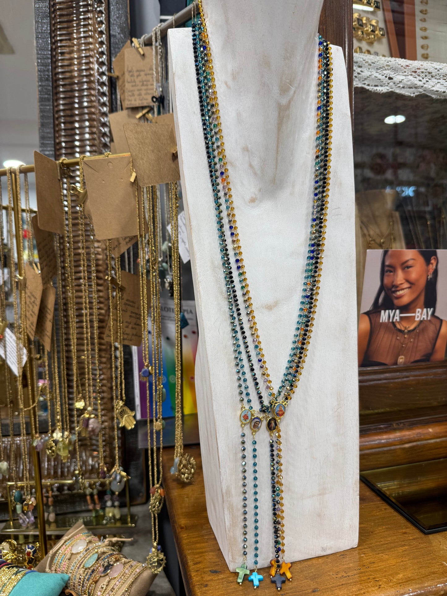 Chapelet Fantaisie Croix MARIA