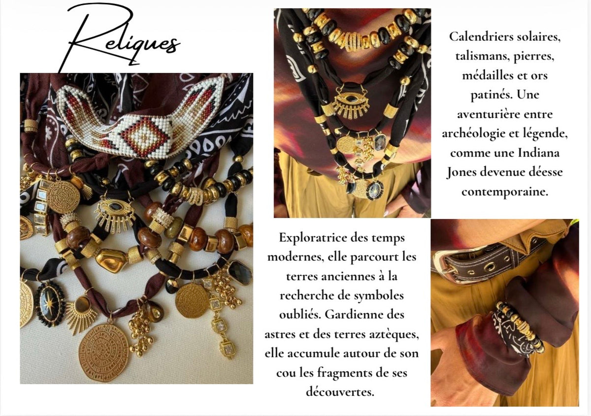 BANDANE RELIQUES BLACK