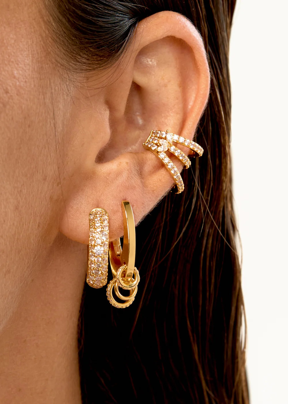 CHAMPAGNE EARRINGS