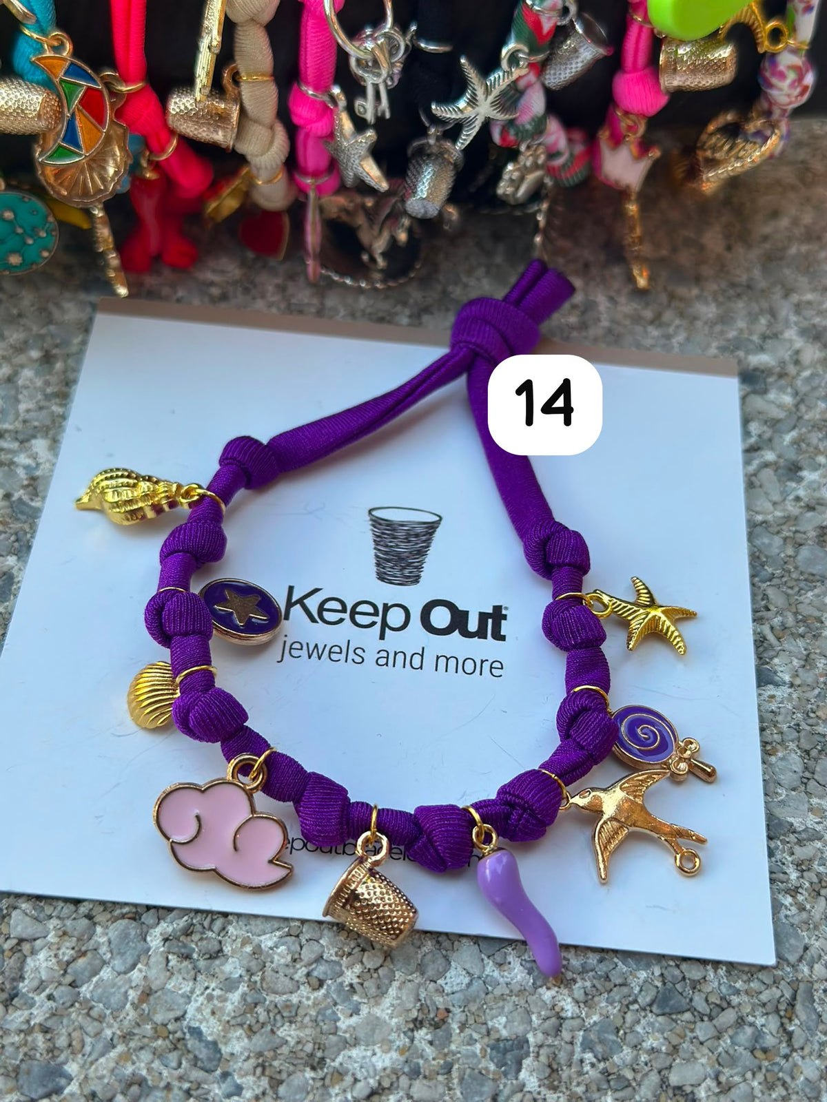Cavigliere/Bracciali  licra Ditale Keepout