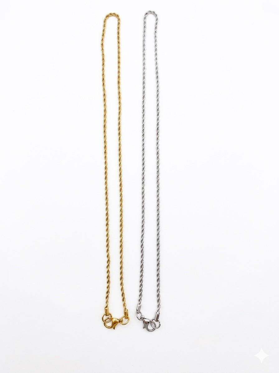 Collana Torchon lunga con Gancio over