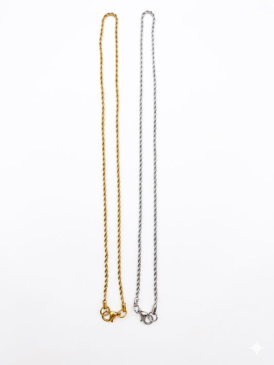 Collana Torchon lunga con Gancio over