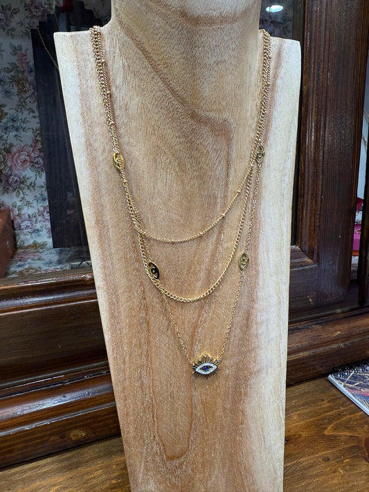 Collana Triple Eye