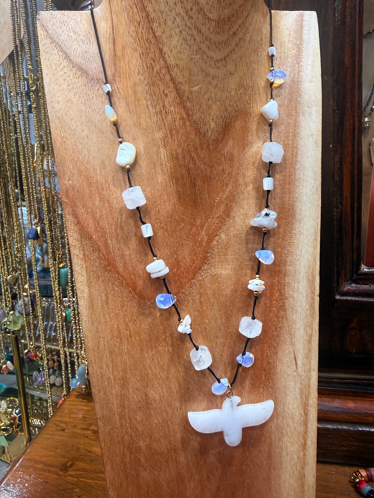 Collana feticci nativi Bird