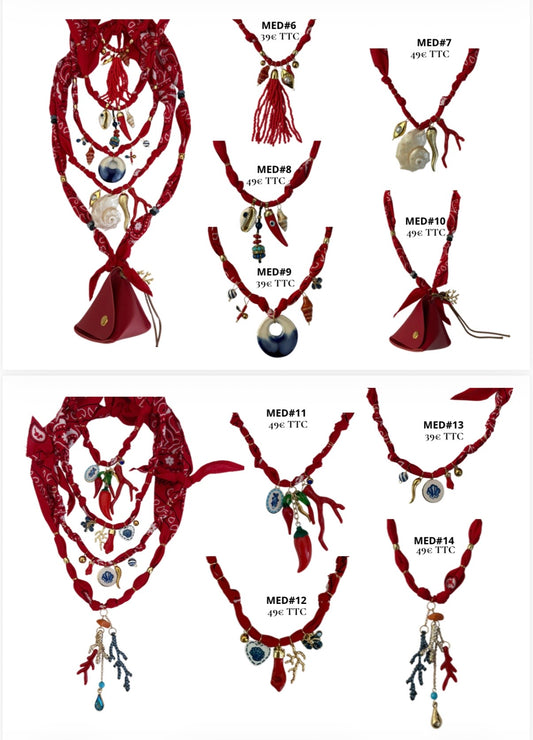 Collection Mediterrane’ rossa/arancio