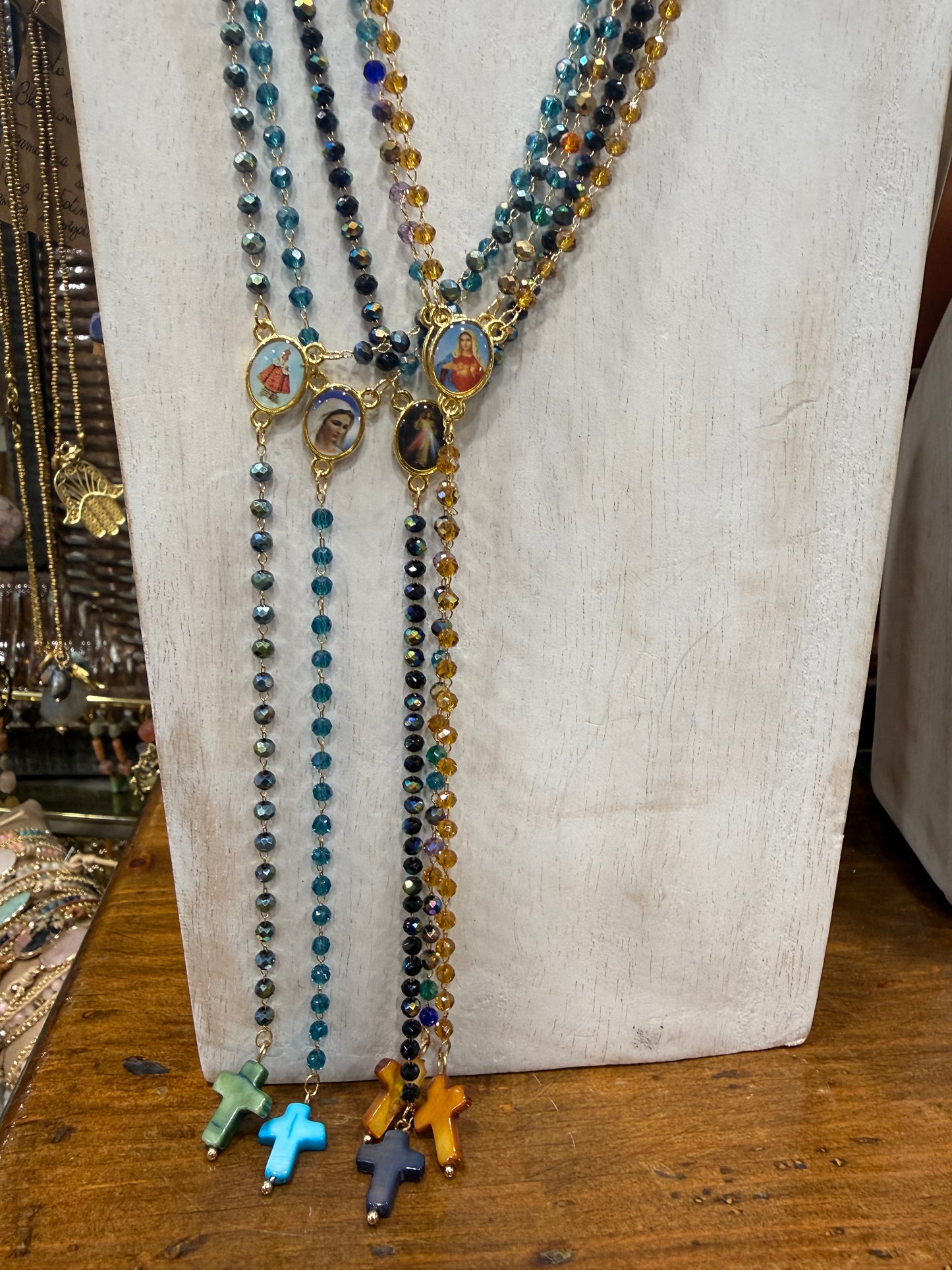 Chapelet Fantaisie Croix MARIA