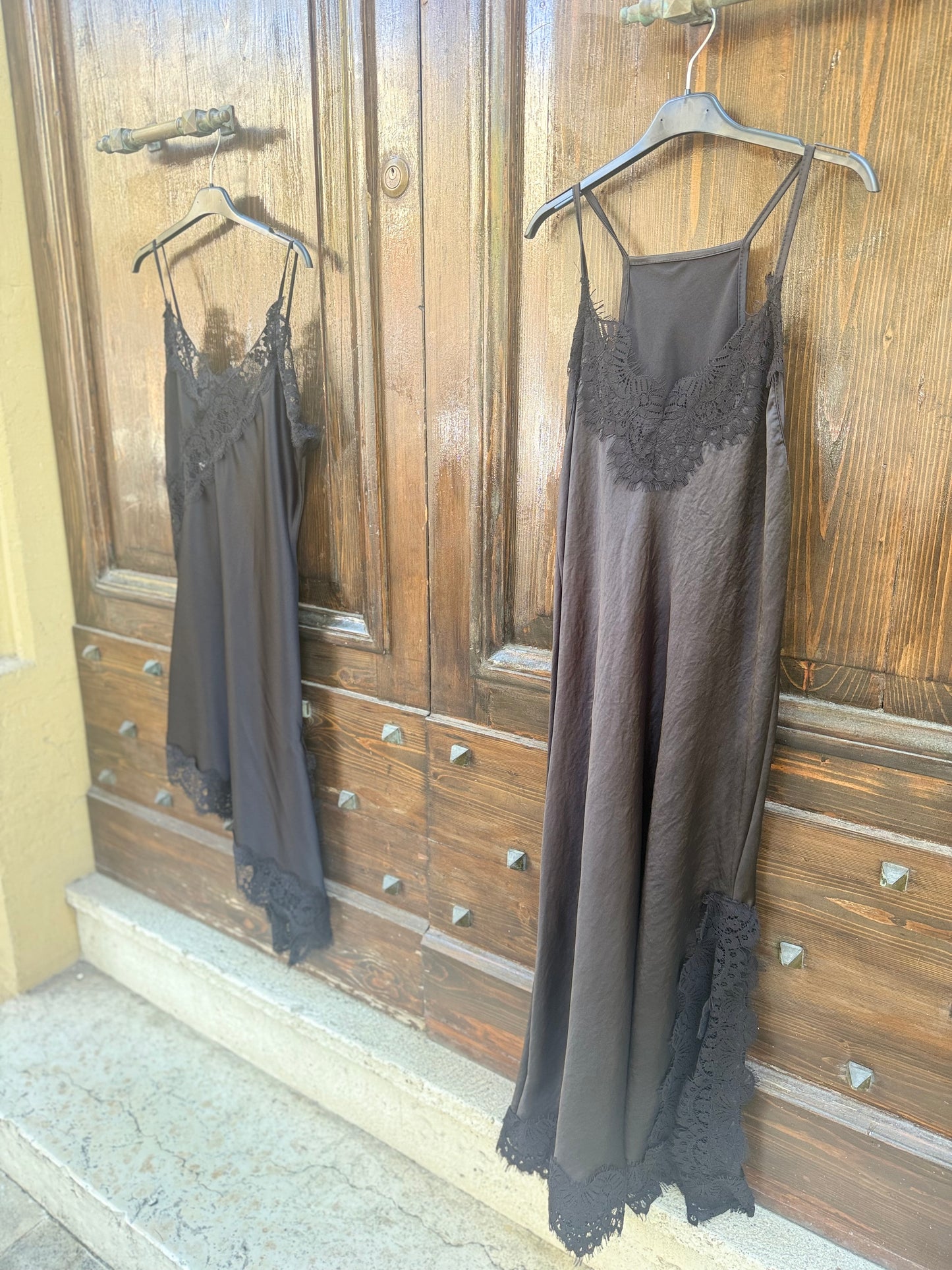 Canotta lingerie  asimmetrica